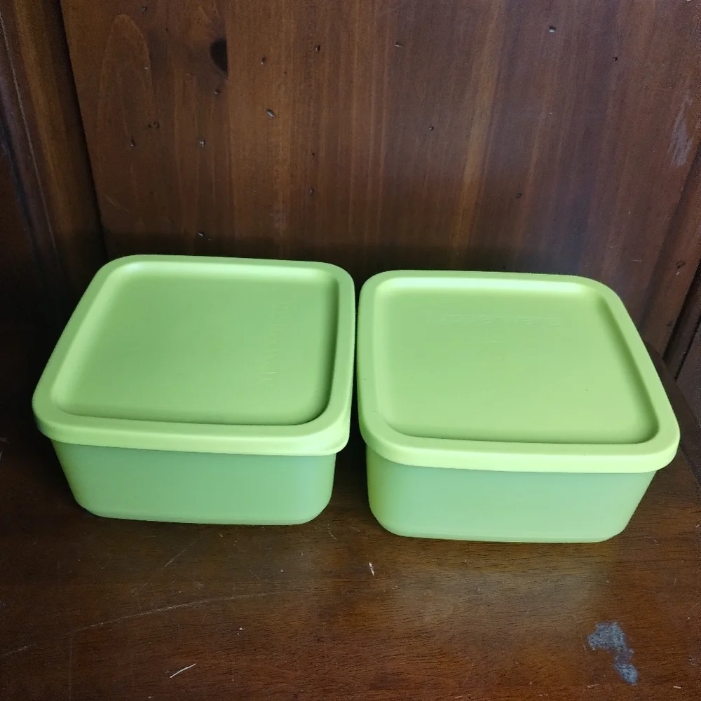 2 New Tupperware 650ML Food Storage Containers